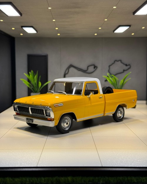 1974 FORD F-100 PICK UP AMARELA 1/24