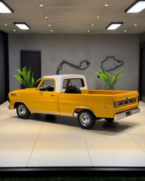 1974 FORD F-100 PICK UP AMARELA 1/24