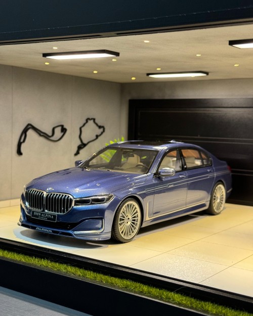 BMW Alpina B7 Blue GT Spirit 1/18