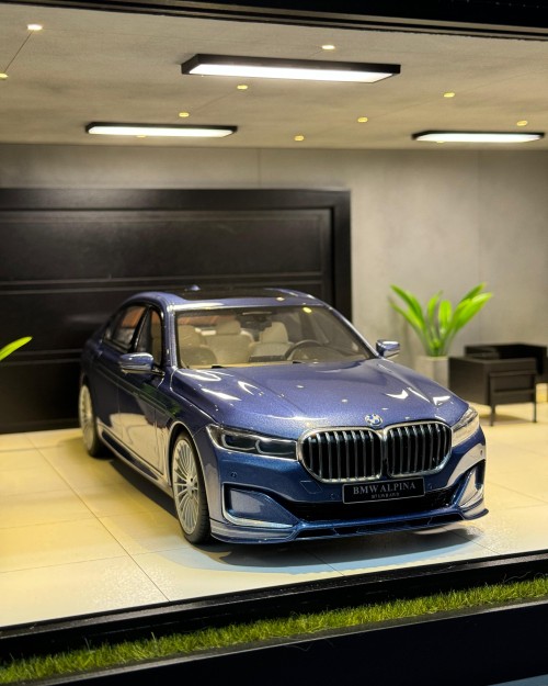 BMW Alpina B7 Blue GT Spirit 1/18